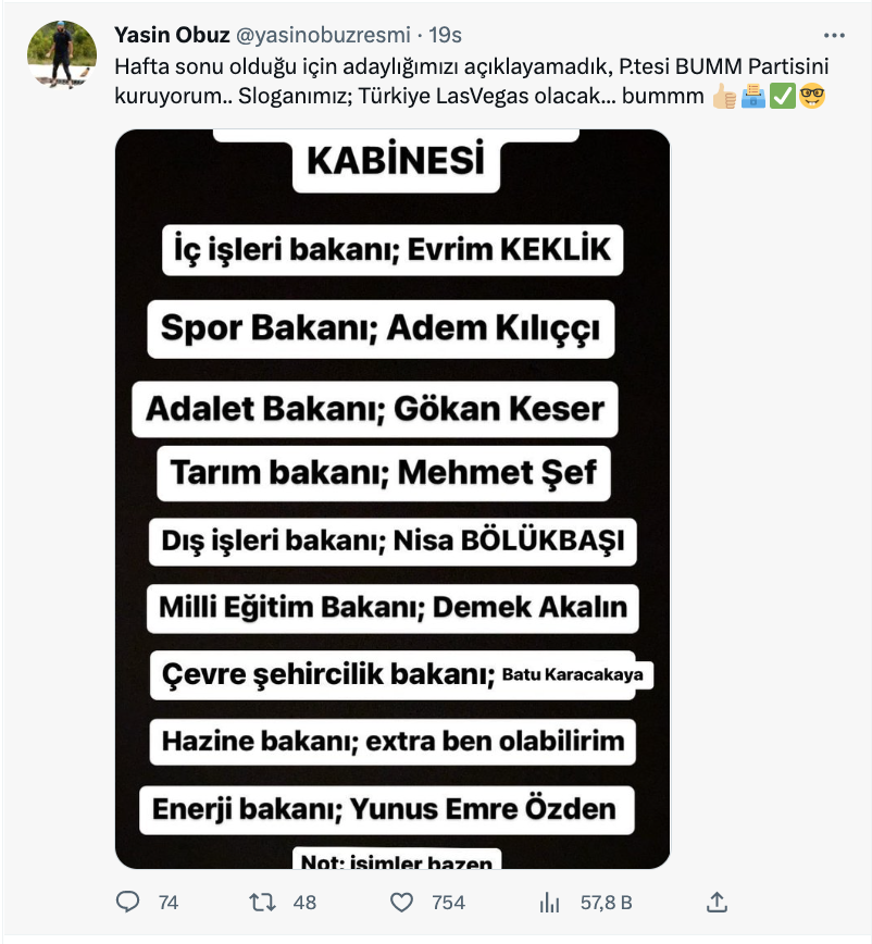 yasin obuz dan ilginc 6 li masa tepkisi 